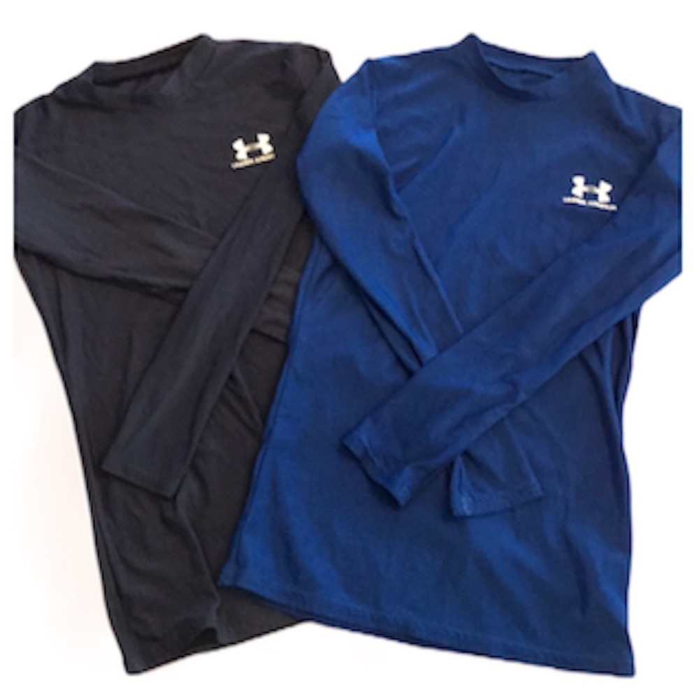 2 pack Under Armour Long Sleeve Boys Poly Y- MD
